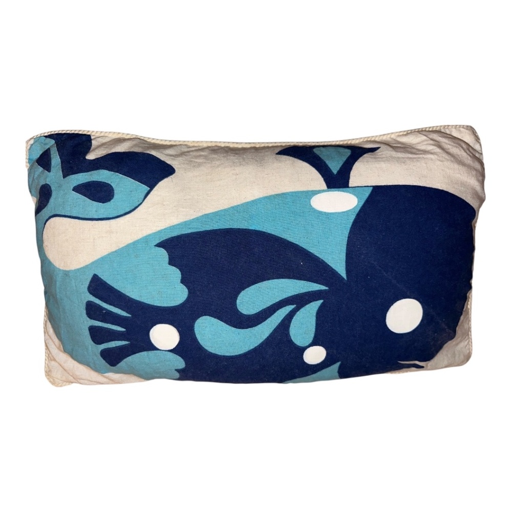 Thomas Paul Whale Throw Pillow Cover & Down Insert